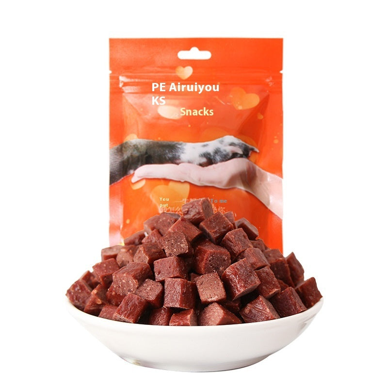 High-protein dog training treats for reward-based puppy training