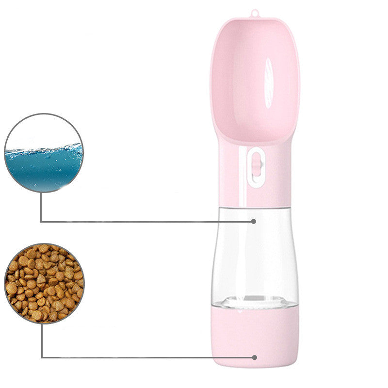 Trail Hound dog water bottle leak-proof design detail