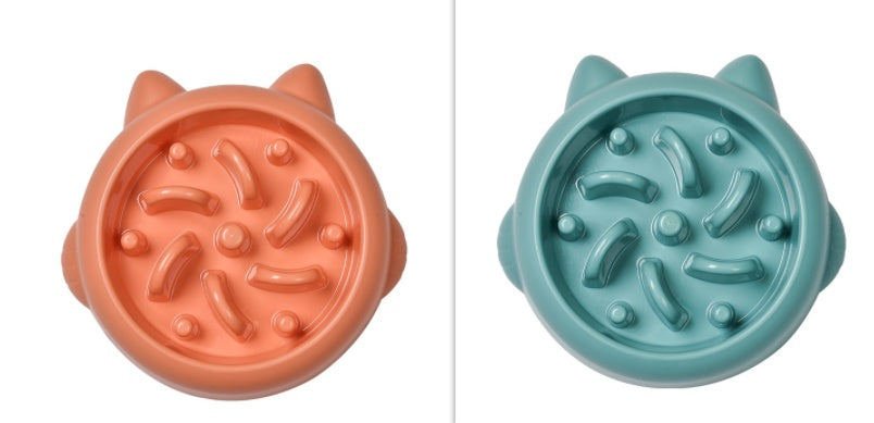 Maze Munch slow feeder bowl dimensions infographic